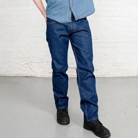 100% Cotton Tailored Fit Dark Wash