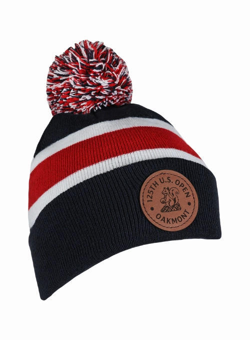 125TH U.S. Open Red. White & Blue Knit Pom