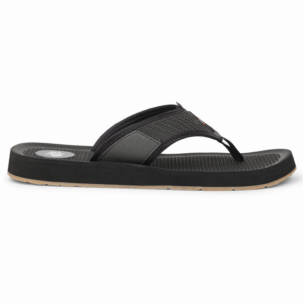 A-HA Black Casual Slipper For Men ANCO-10 By Liberty