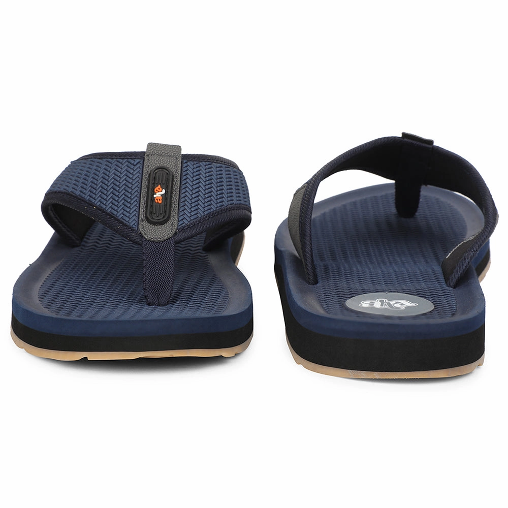 A-HA Navy Blue Casual Slipper For Men ANCO-10 By Liberty
