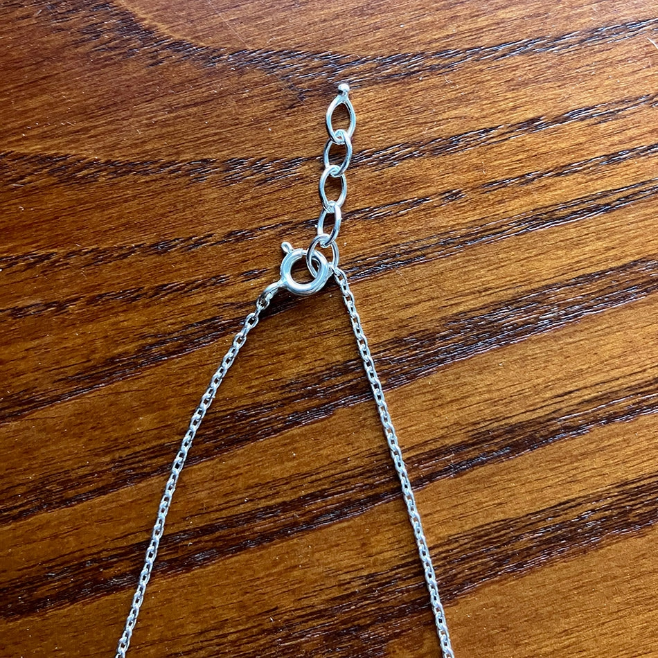Abalone Horizontal Bar Necklace - Sterling Silver, Indonesia