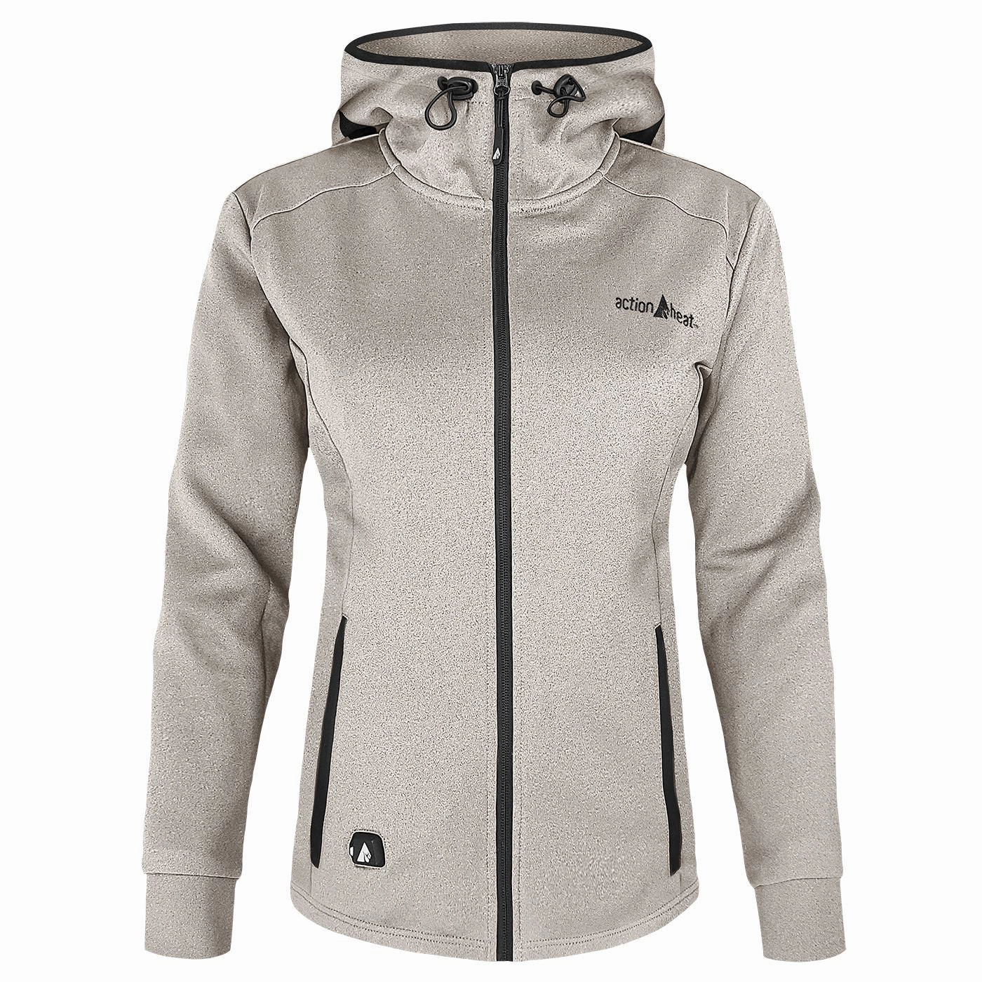 ActionHeat AH-SHDY-5V-W-W-XL Ladies 5V Battery Heated Slim-Fit Hoodie, XL Antarctica White