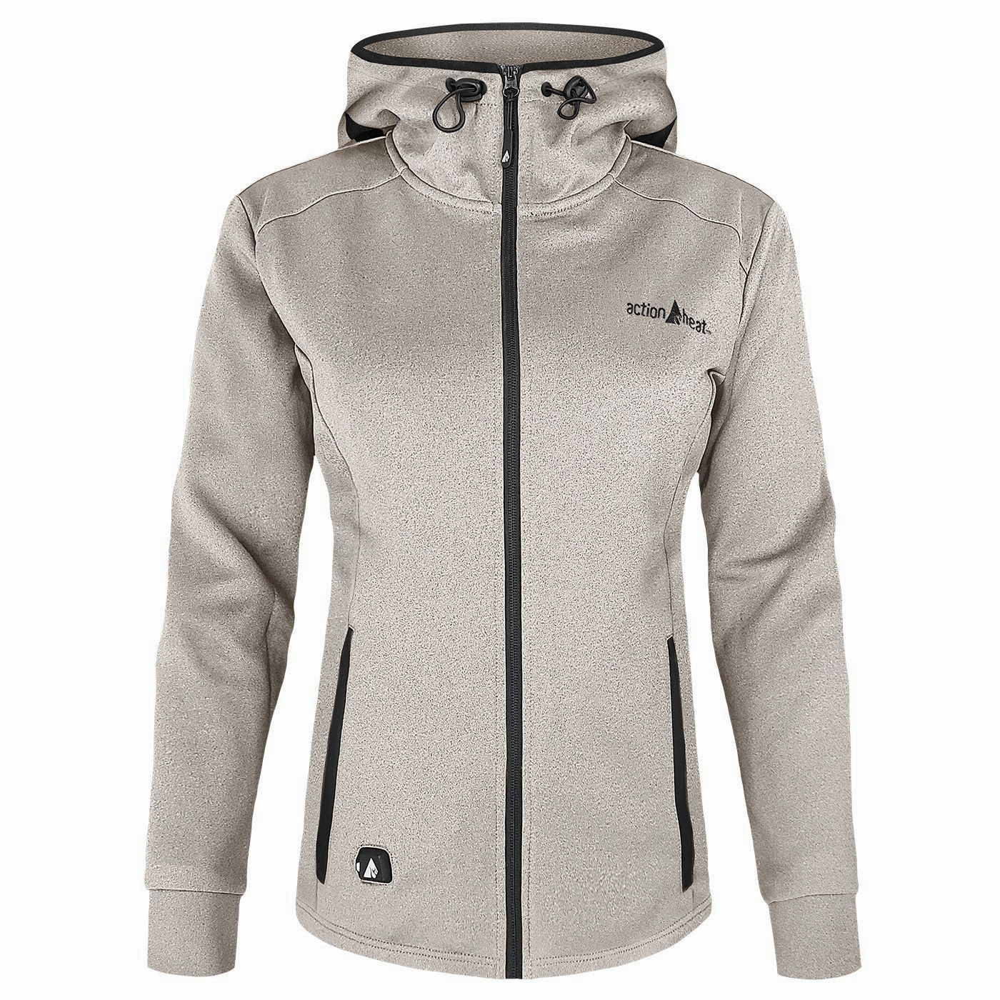 ActionHeat AH-SHDY-5V-W-W-XL Ladies 5V Battery Heated Slim-Fit Hoodie, XL Antarctica White