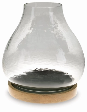 Adalisen Clear / Brown Candle Holder