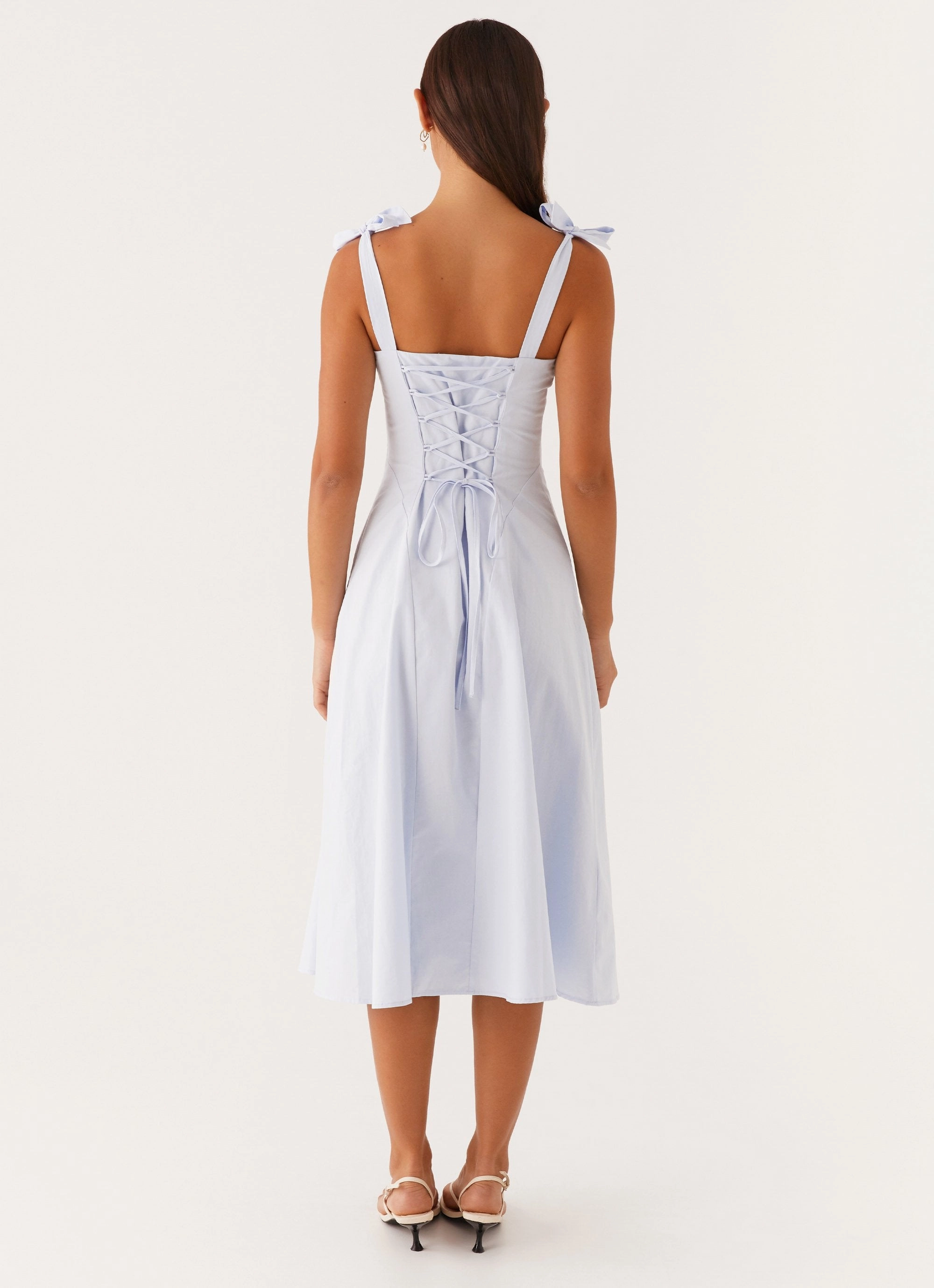 Adela Midi Dress - Blue