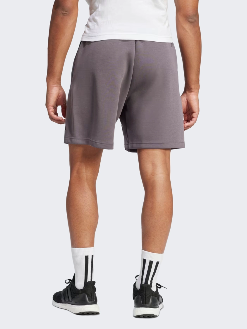 Adidas Future Icons 3 Bar Logo Men Sportswear Short Grey Strata