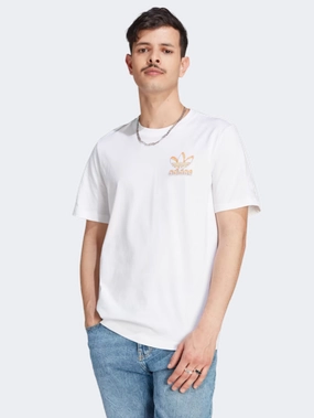 Adidas Graphics Fire Men Original T-Shirt White