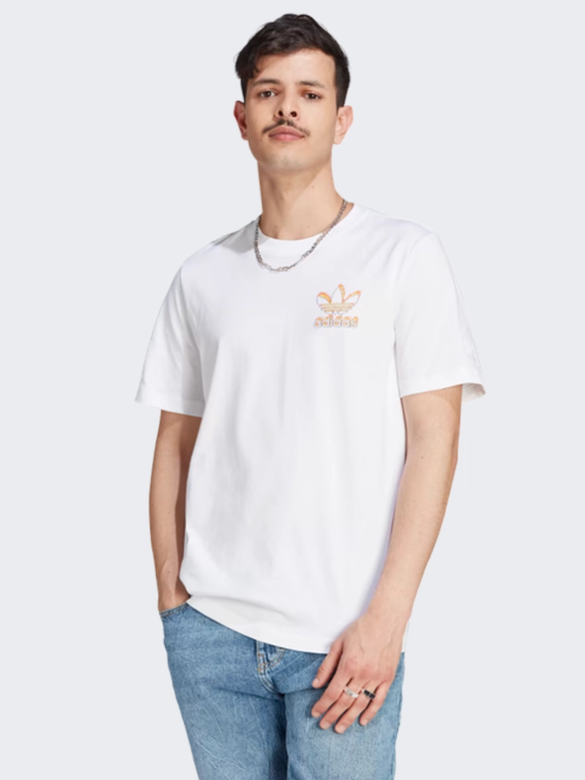 Adidas Graphics Fire Men Original T-Shirt White