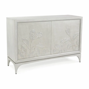 Alden Chest with Doors - White