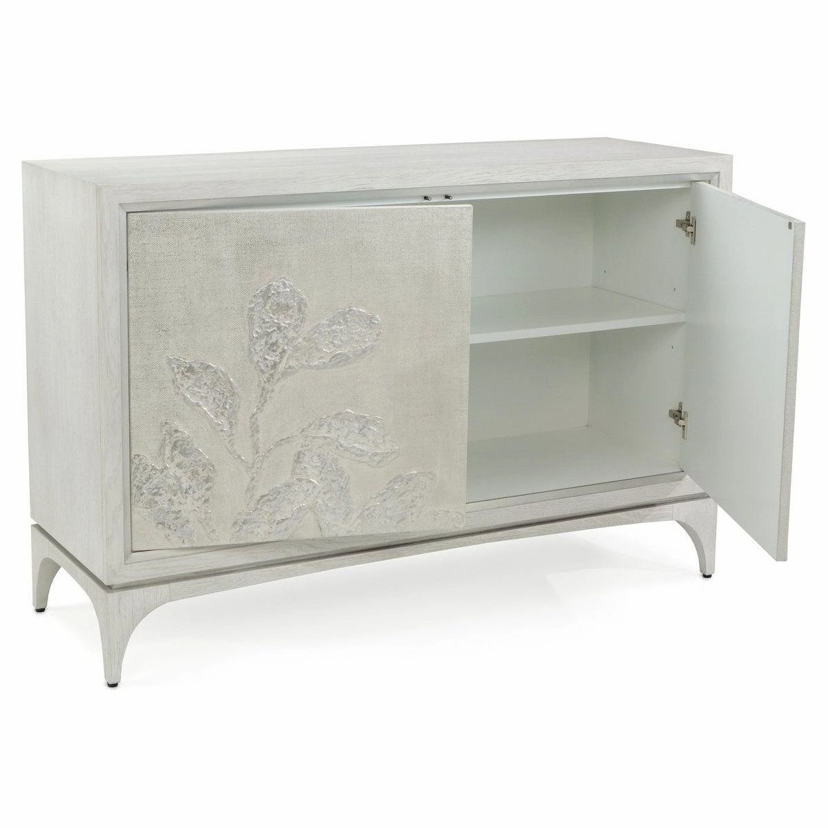 Alden Chest with Doors - White