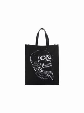 Alexander McQueen Skull Printed Tote Bag