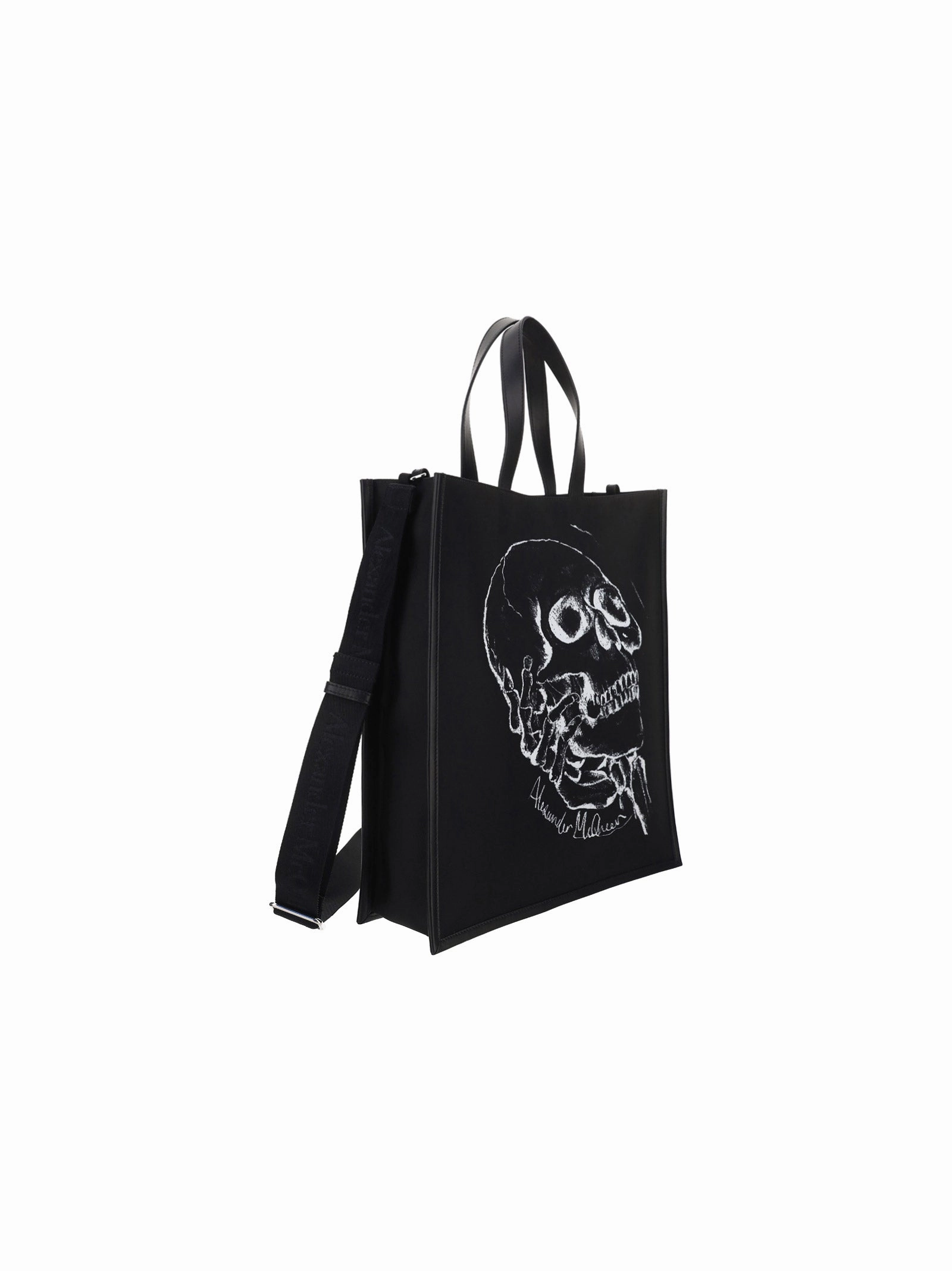 Alexander McQueen Skull Printed Tote Bag