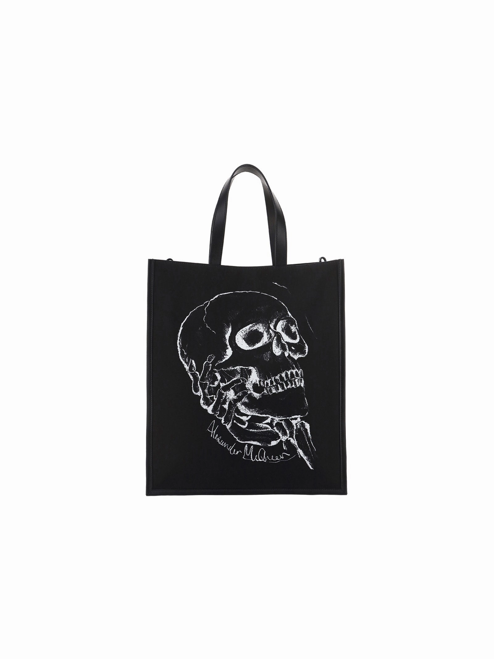 Alexander McQueen Skull Printed Tote Bag