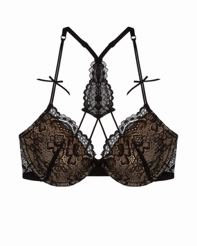 All Lace Underwire T-Back Bra