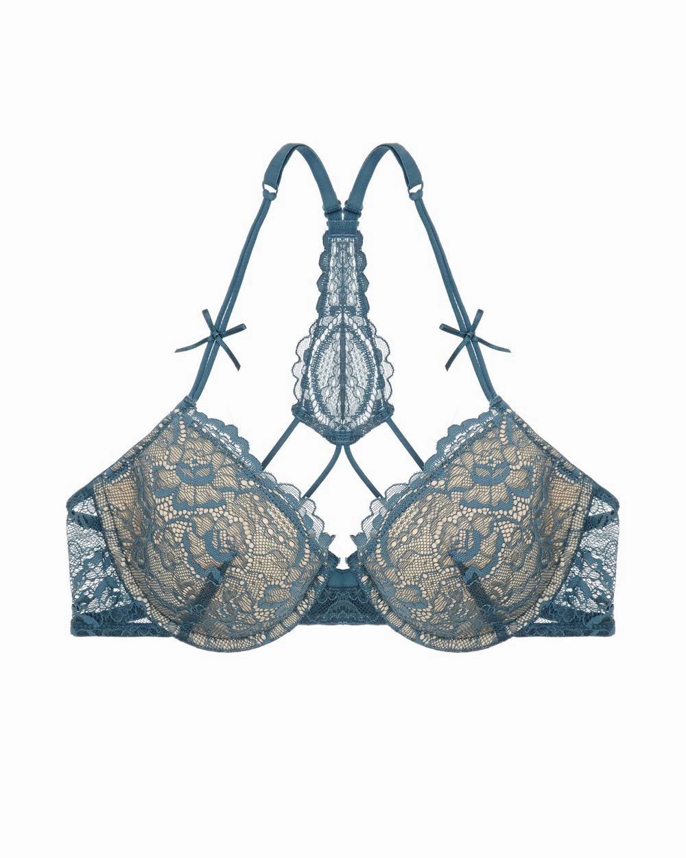 All Lace Underwire T-Back Bra