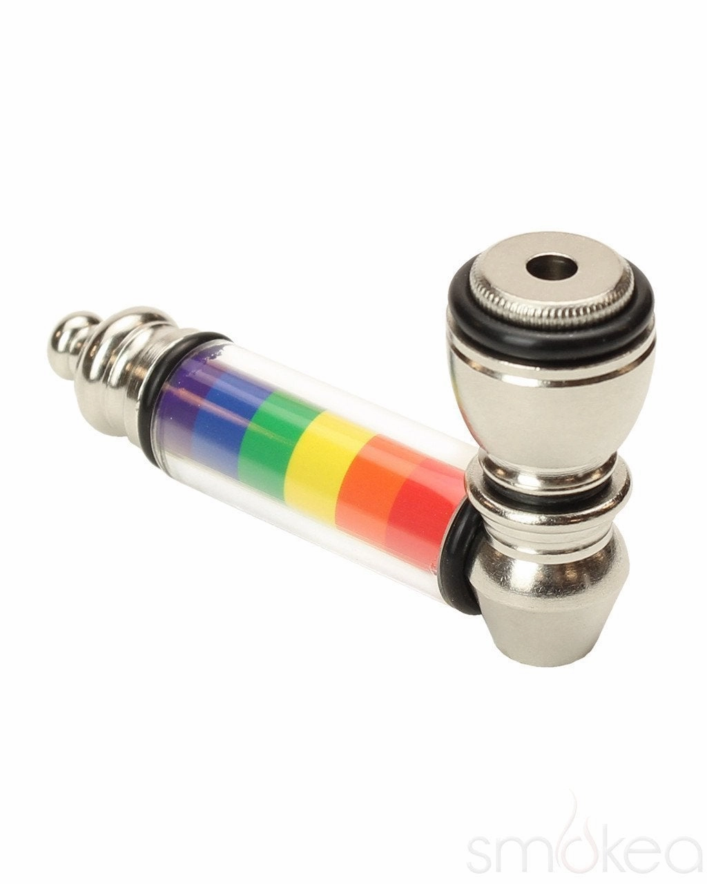 Big Pipe 2.75" Pride Candy Stripe Metal Pipe
