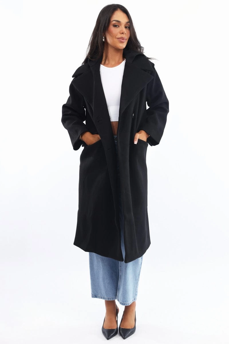 Black Coat Jersey Hood Insert