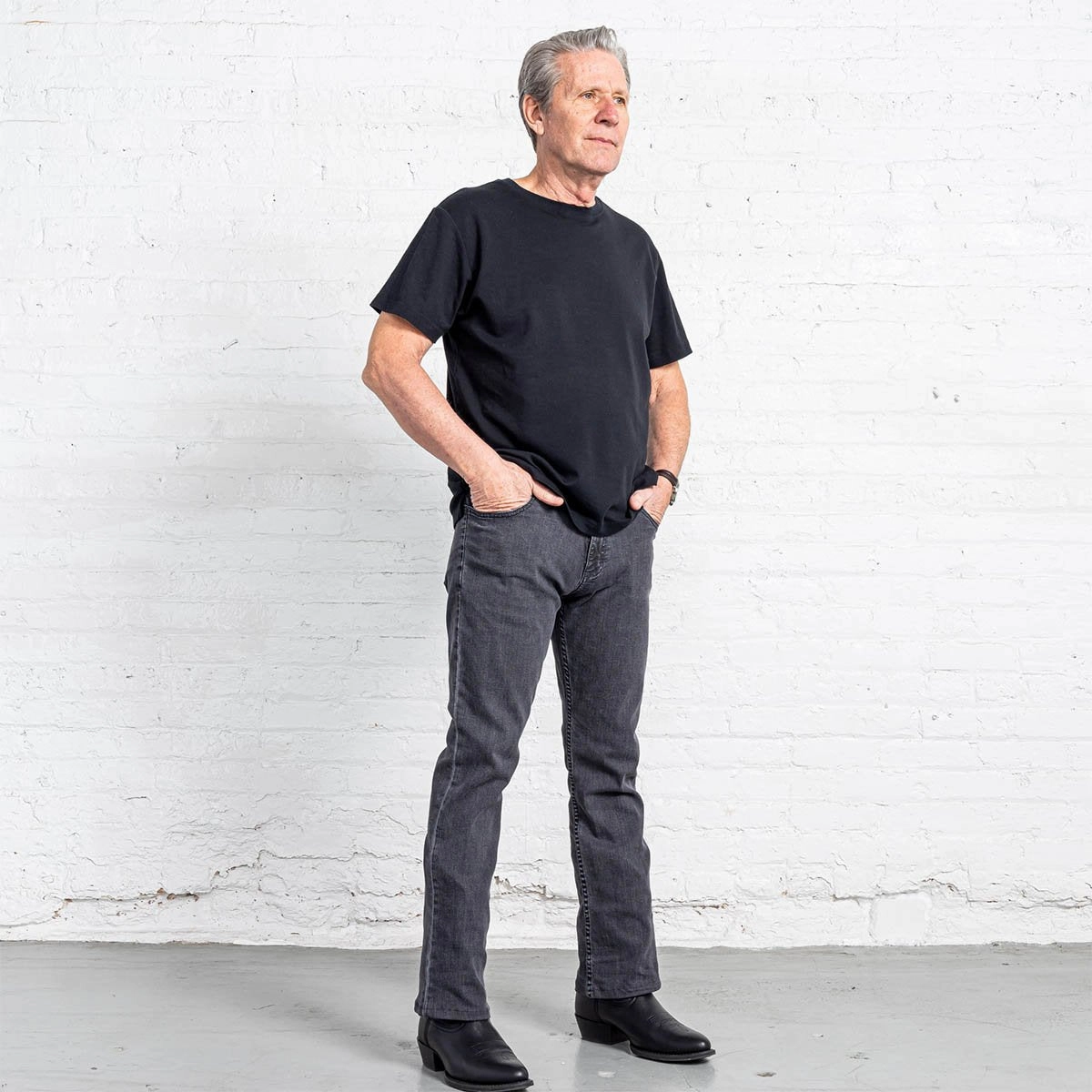 Boot Cut Grey Wash