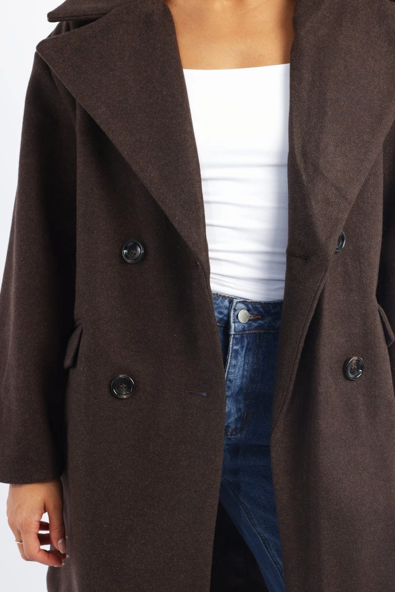 Brown Coat Jersey Hood Insert