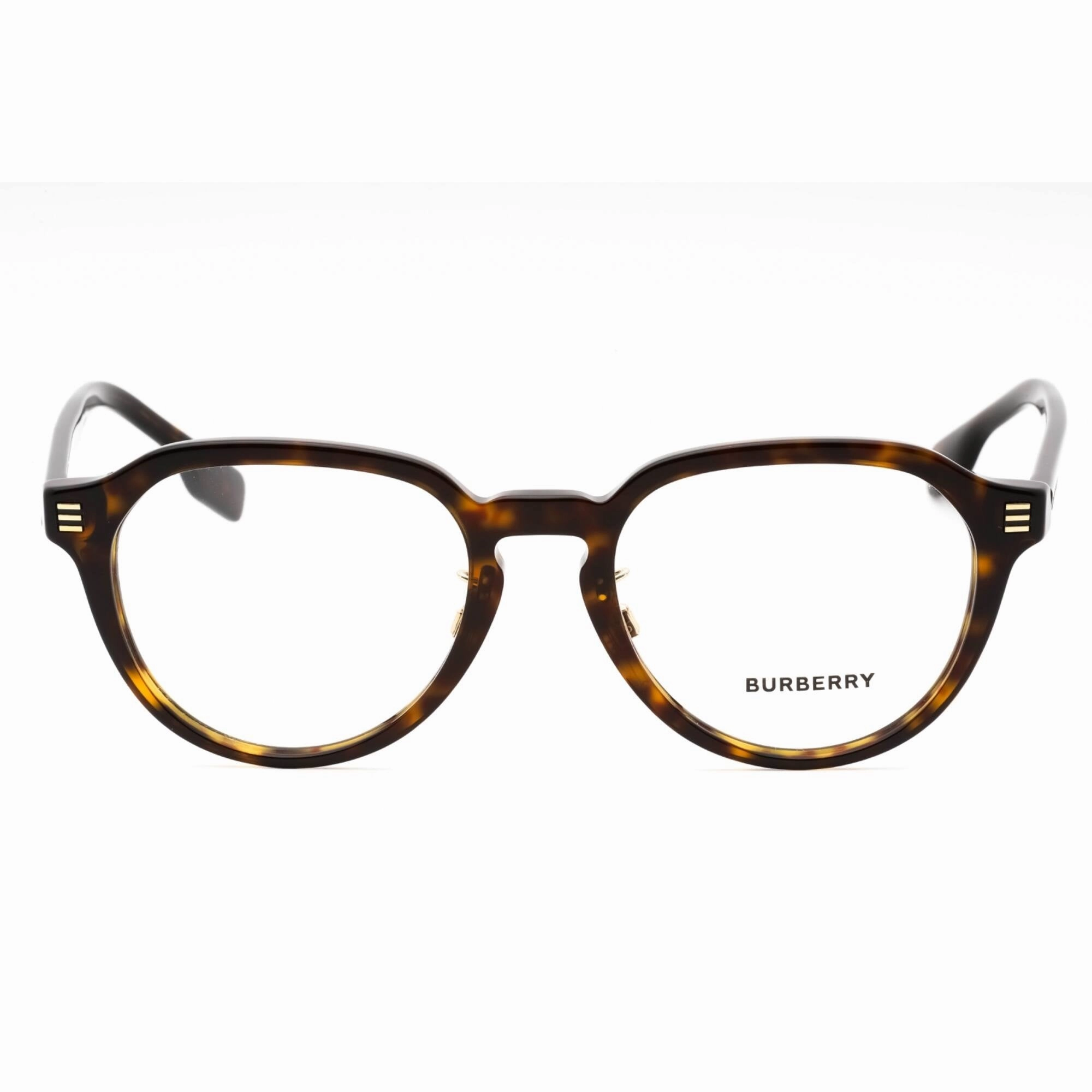 Burberry Men's Eyeglasses - Dark Havana Plastic Full Rim Oval Frame | 0BE2368F 3002