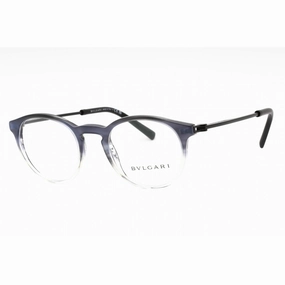 Bvlgari Men's Eyeglasses - Black Gradient Plastic Full Rim 48mm Frame | 0BV3052 5484