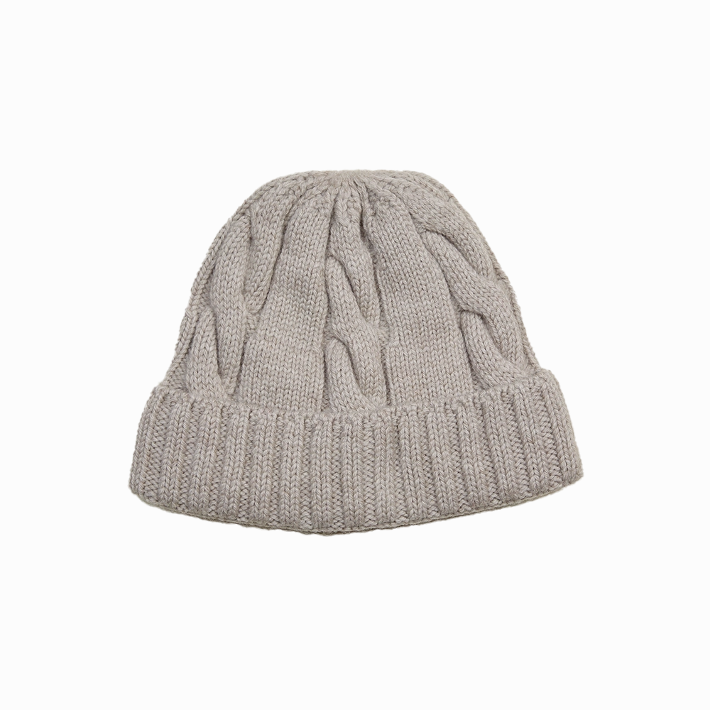 Cable Knit Beanie - Oatmeal