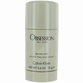 Calvin Klein Men's Deodorant Stick - Obsession Provocative and Compelling, 2.6 oz