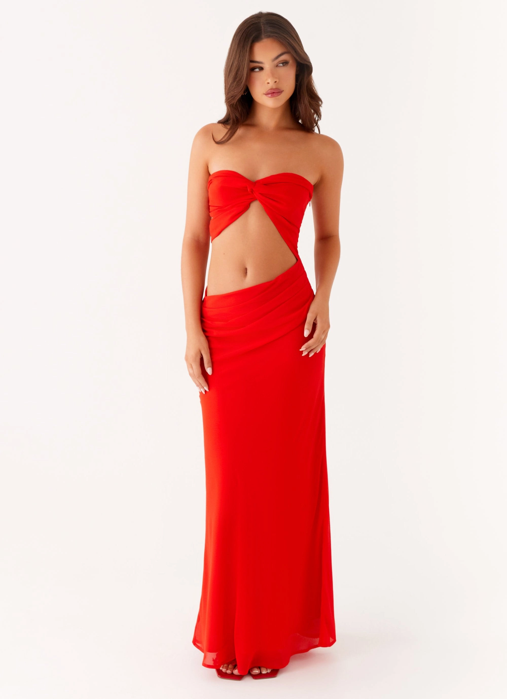 Carla Maxi Dress - Red