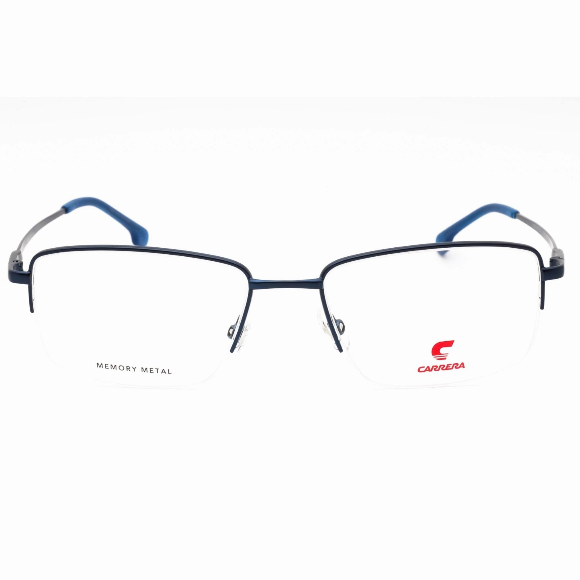 Carrera Men's Eyeglasses - Matte Blue Metal Rectangular Frame | CARRERA 8895 0FLL 00