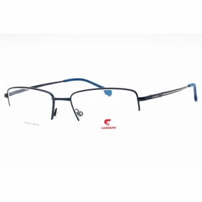 Carrera Men's Eyeglasses - Matte Blue Metal Rectangular Frame | CARRERA 8895 0FLL 00