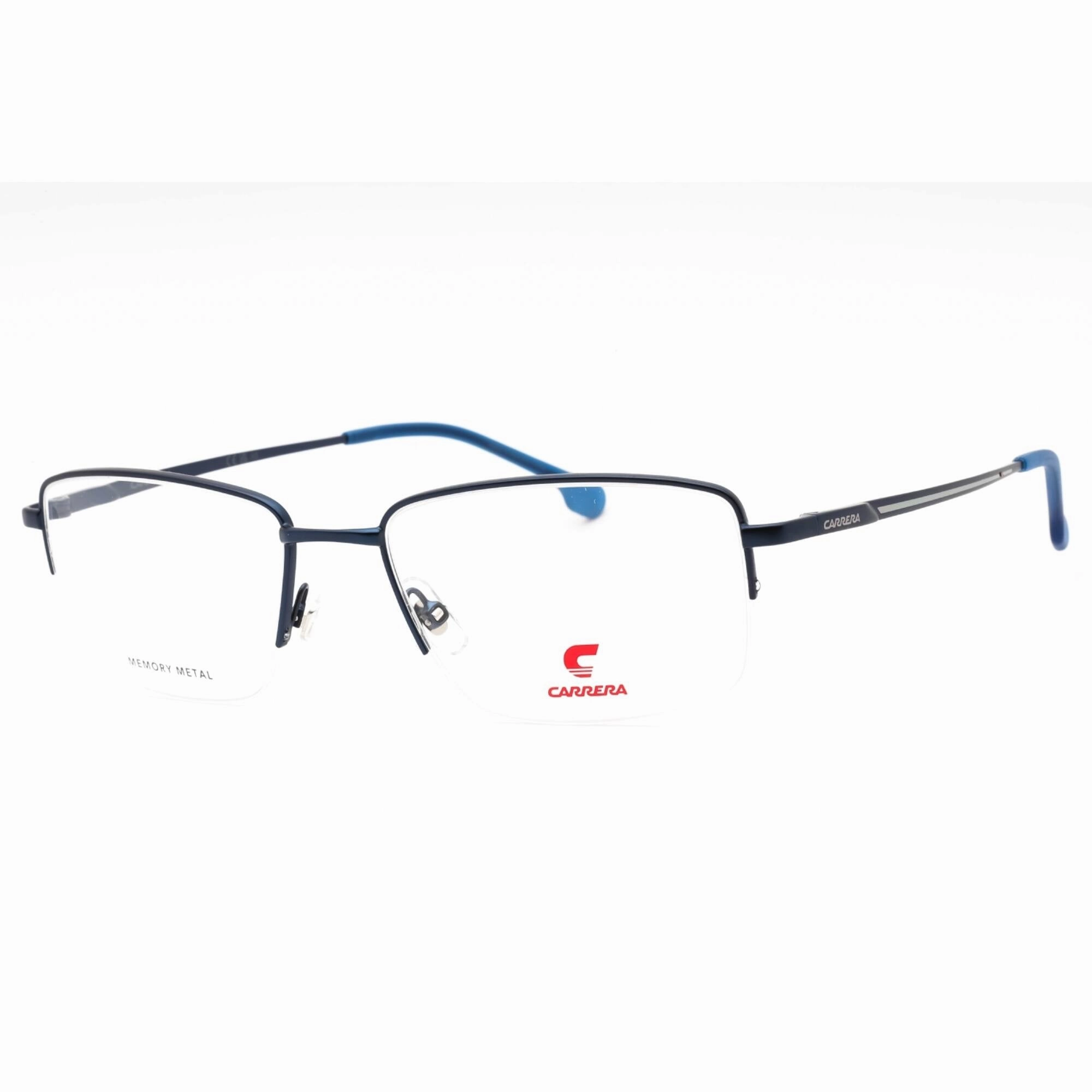 Carrera Men's Eyeglasses - Matte Blue Metal Rectangular Frame | CARRERA 8895 0FLL 00