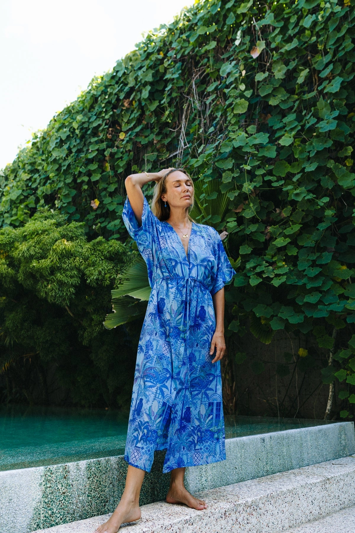 Cecile Kaftan Dress - Capri