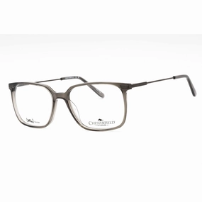 Chesterfield Men's Eyeglasses - Grey Crystal Plastic Square Frame | CH 103XL 0CBL 00