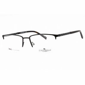 Chesterfield Men's Eyeglasses - Matte Black Metal Rectangular Frame | CH 98XL 0003 00