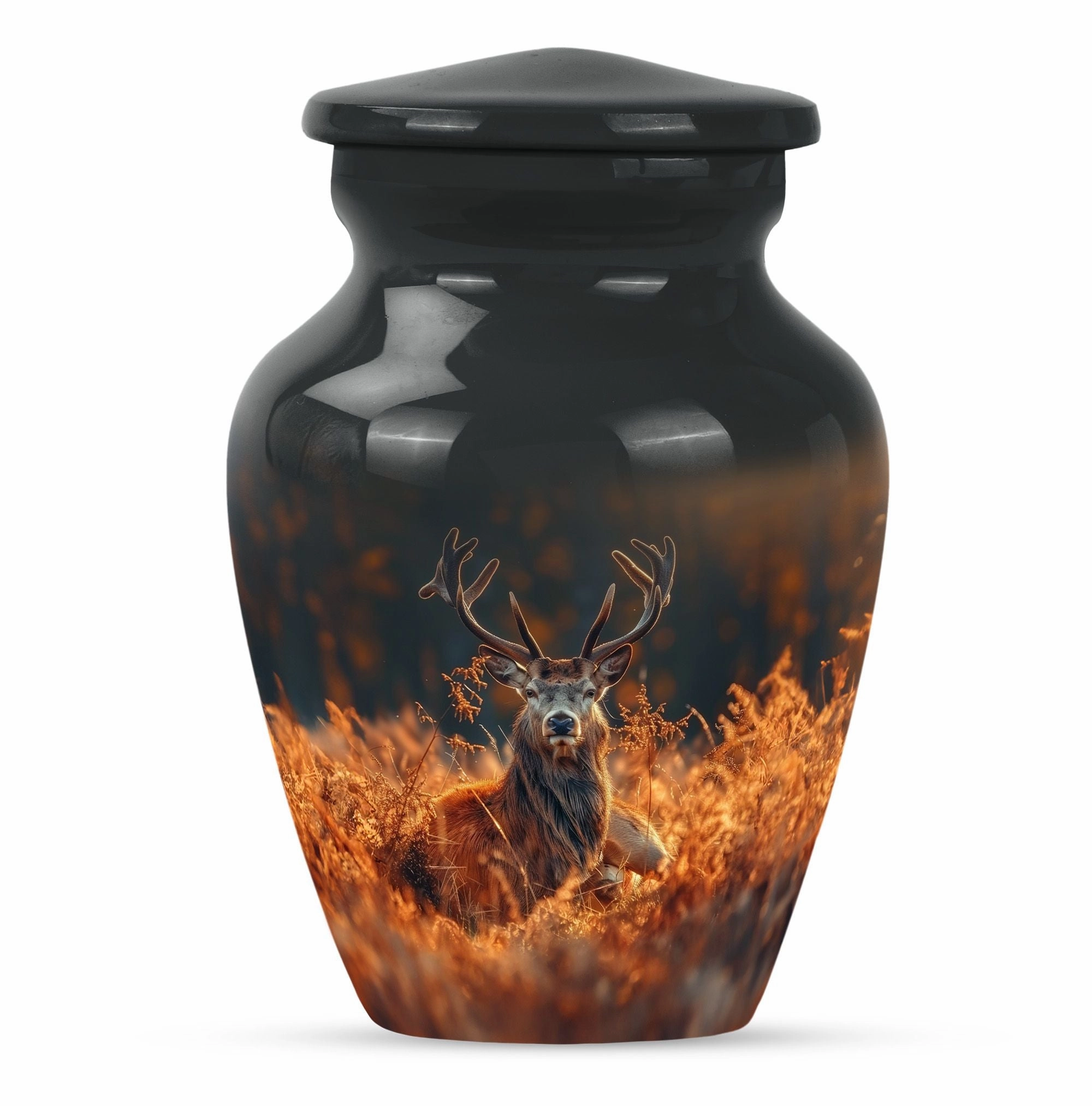 Classic Deer Urn Memorial for Men - Perfect Remembrance Keepsake
