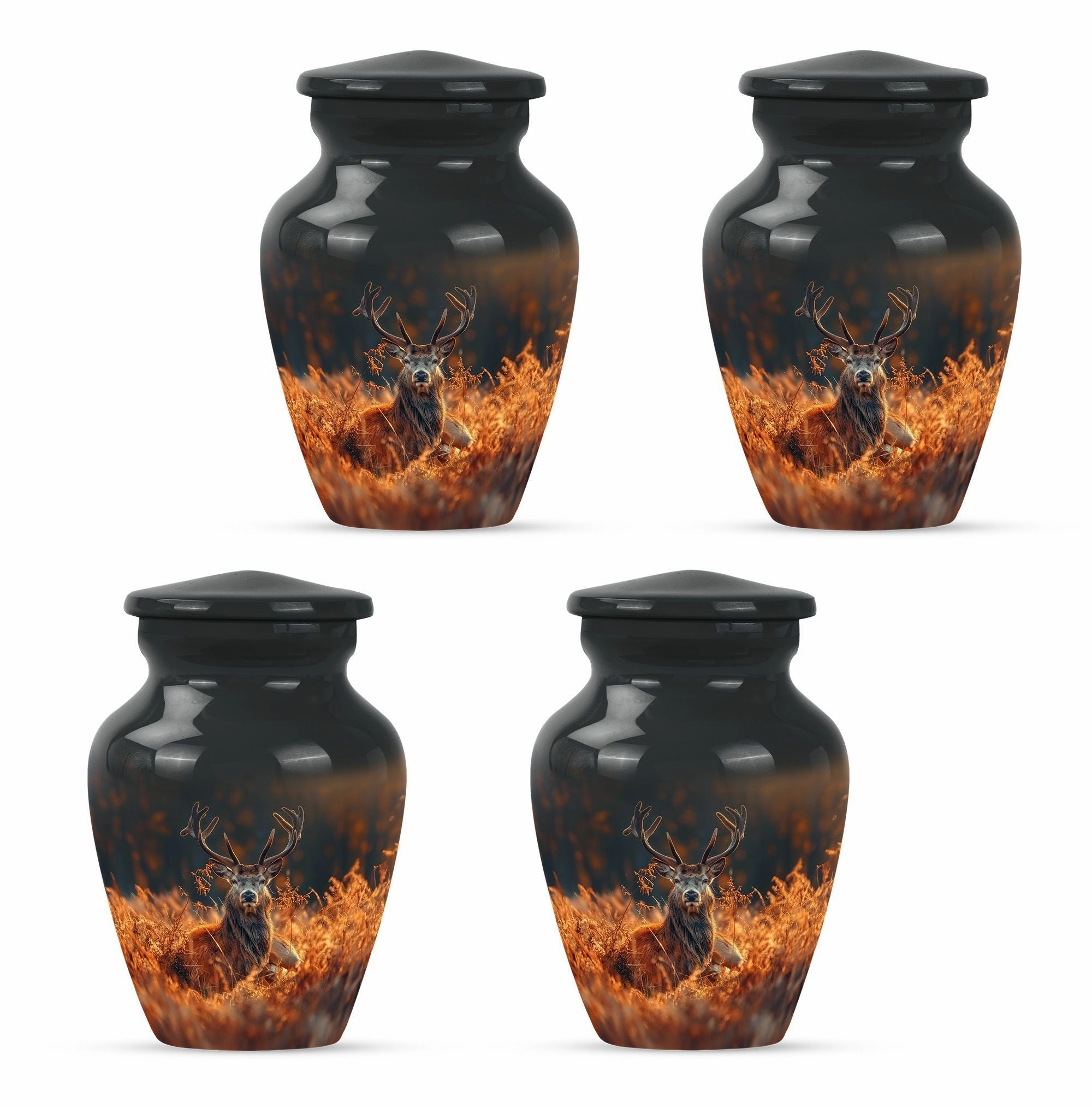 Classic Deer Urn Memorial for Men - Perfect Remembrance Keepsake