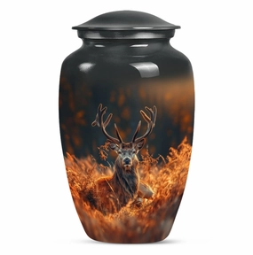 Classic Deer Urn Memorial for Men - Perfect Remembrance Keepsake
