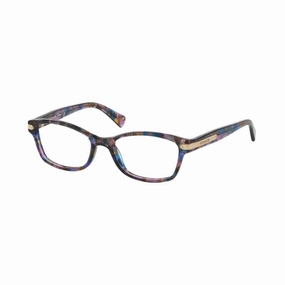 Coach HC6065-5288 Confetti Purple Rectangular Womens Plastic Eyeglasses