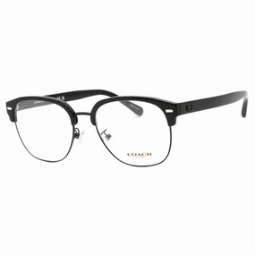 Coach Men's Eyeglasses - Black/Satin Black Full Rim Frame Clear Lens | 0HC6198 5002