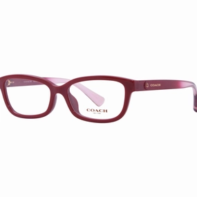 Coach Women's Eyeglasses - Burgundy Plastic Frame Demo Lens | COACH 0HC6147U 5031