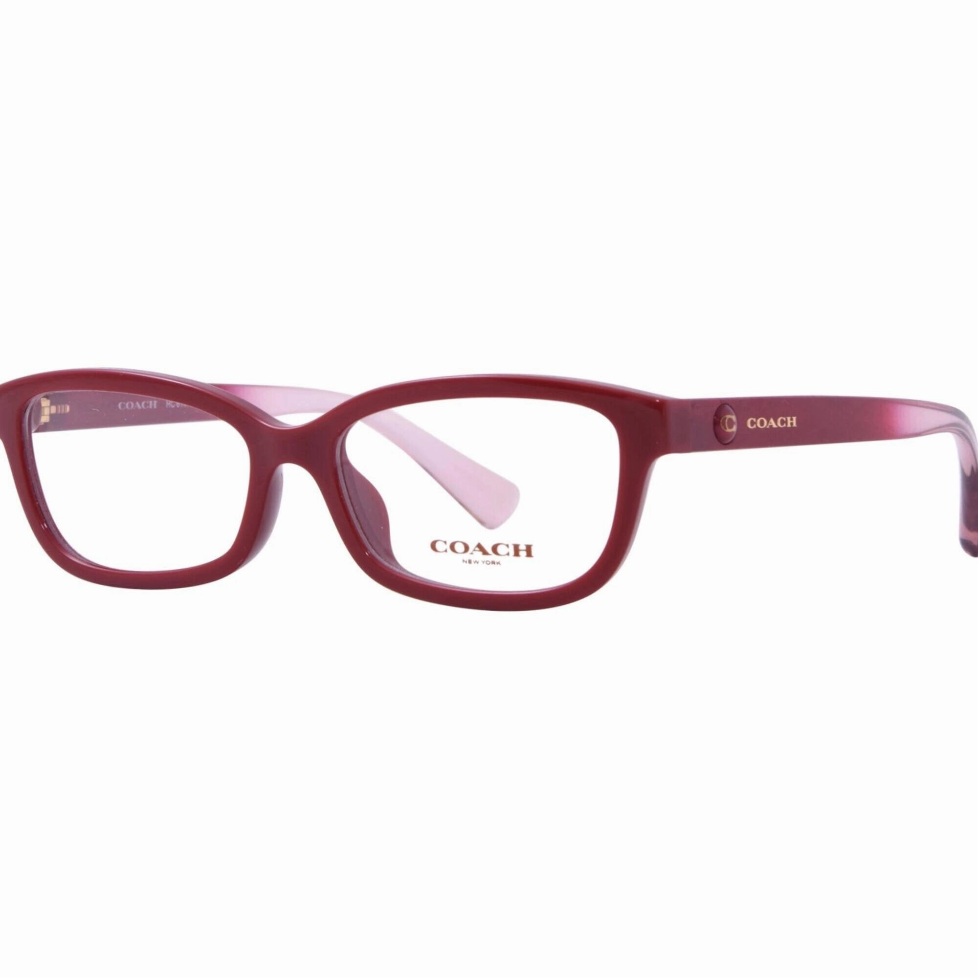 Coach Women's Eyeglasses - Burgundy Plastic Frame Demo Lens | COACH 0HC6147U 5031