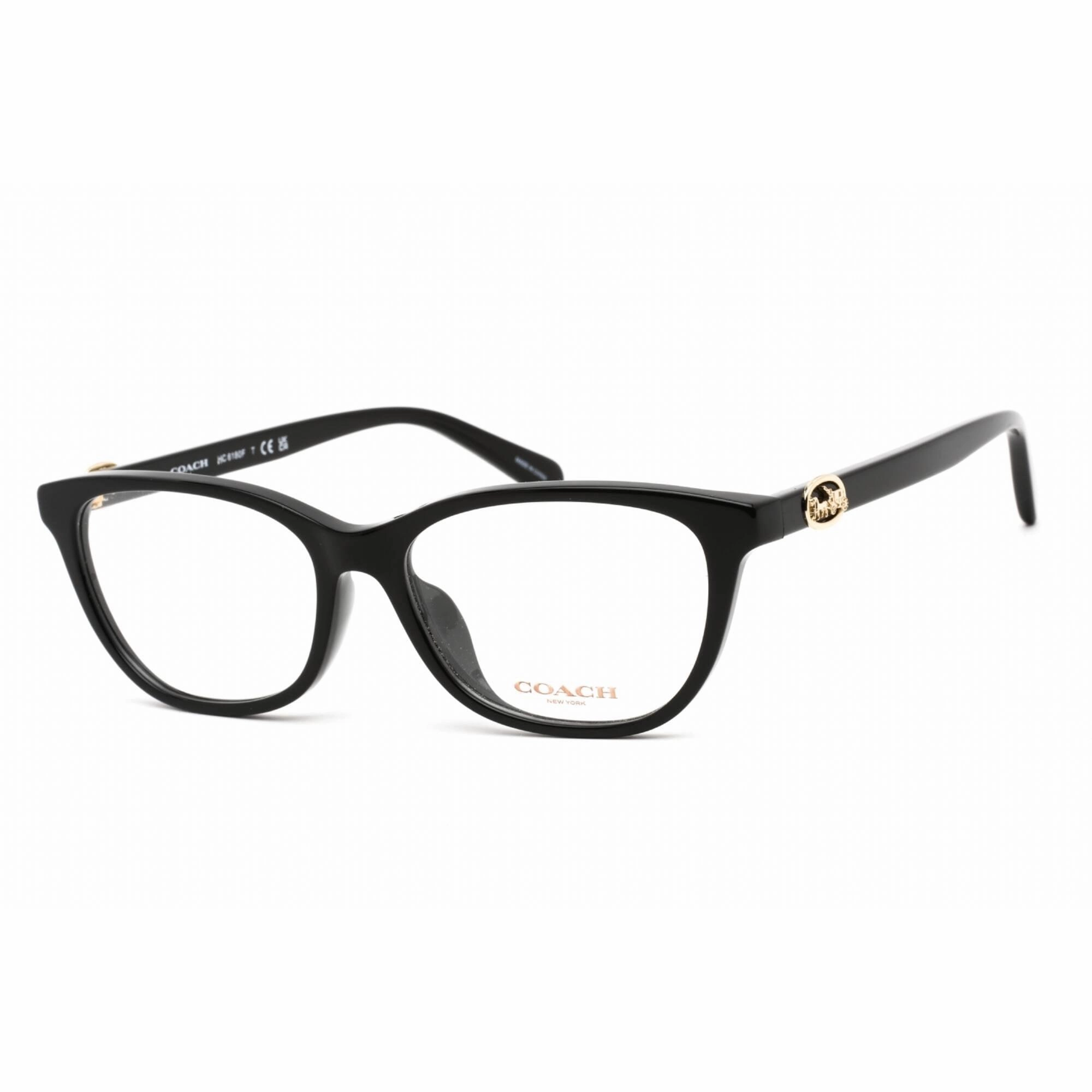 Coach Women's Eyeglasses - Clear Demo Lens Black Plastic Cat Eye Frame | 0HC6180F 5002