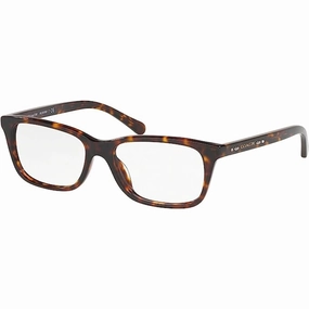 Coach Women's Eyeglasses - Dark Tortoise Frame Fixed Nose Pad | COACH 0HC6136U 5120