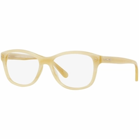 Coach Women's Eyeglasses - Ivory Horn Plastic Square Frame, 52 mm | COACH 0HC6095 5423