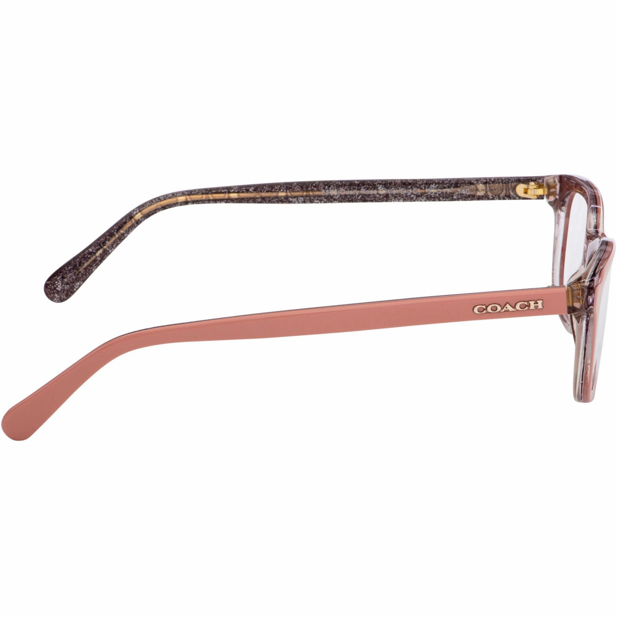Coach Women's Eyeglasses - Pink Glitter Signature C Rectangular | COACH 0CH6150 5585