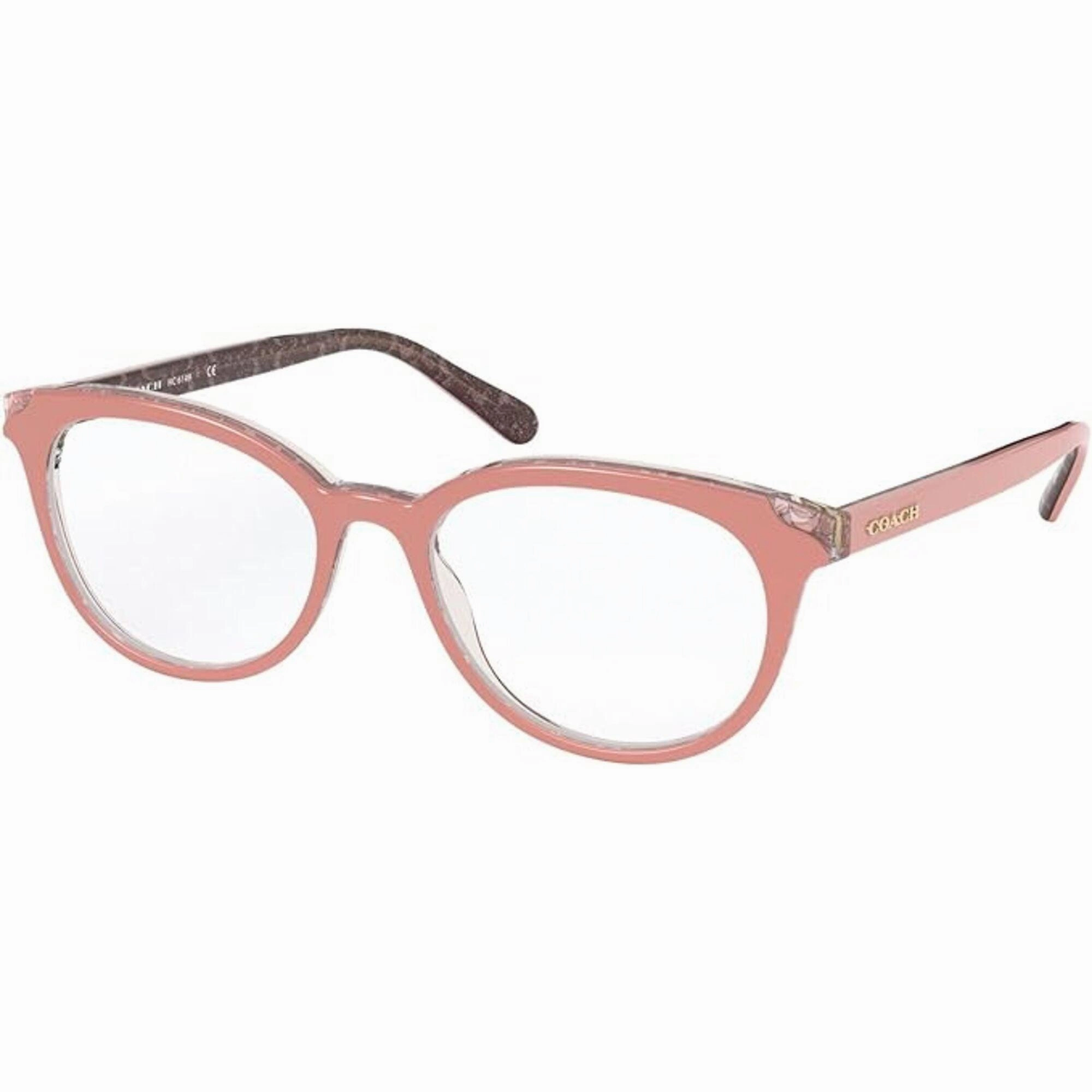 Coach Women's Eyeglasses - Pink Glitter Signature C Round Frame | COACH 0HC6149 5585