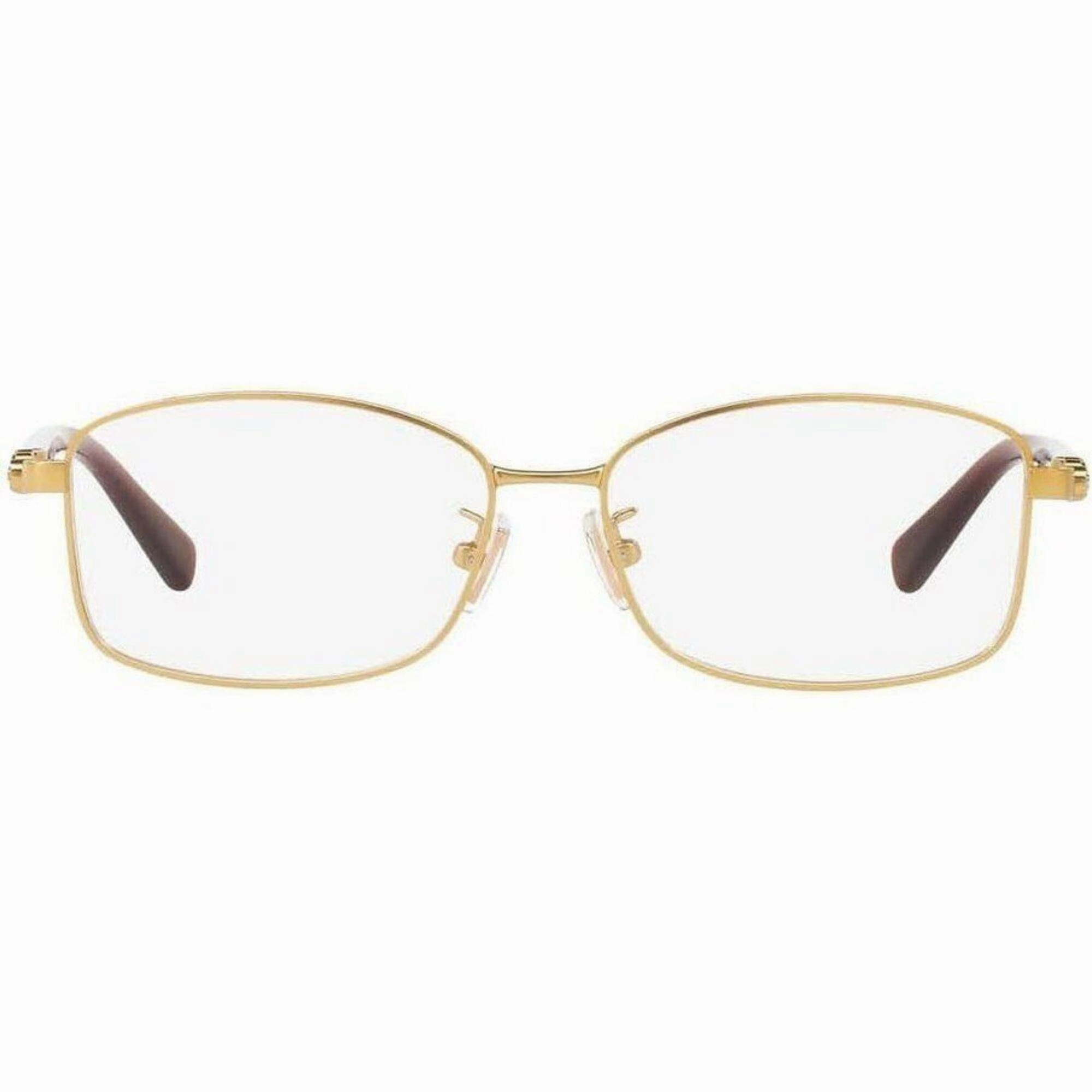 Coach Women's Eyeglasses - Satin Gold Milky Black C Rectangular | COACH 0HC5083B 9277