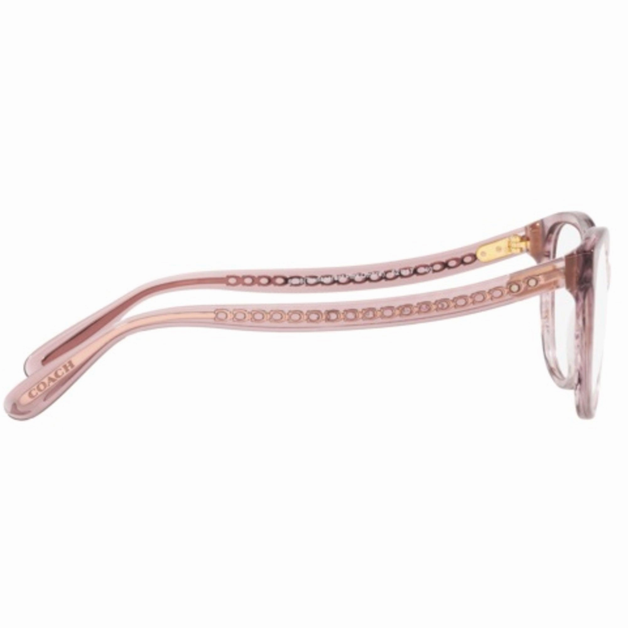 Coach Women's Eyeglasses - Transparent Pink Ombre Plastic Frame | COACH 0HC6177F 5656