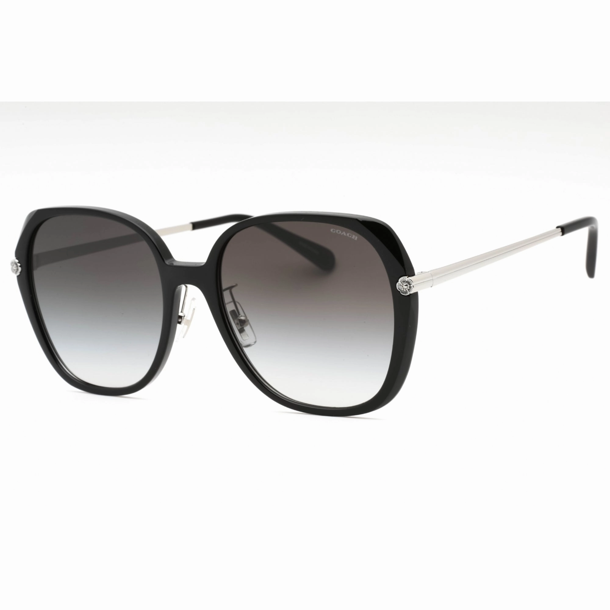 Coach Women's Sunglasses - Black Plastic Oversized Full Rim Frame | 0HC8403D 50023C