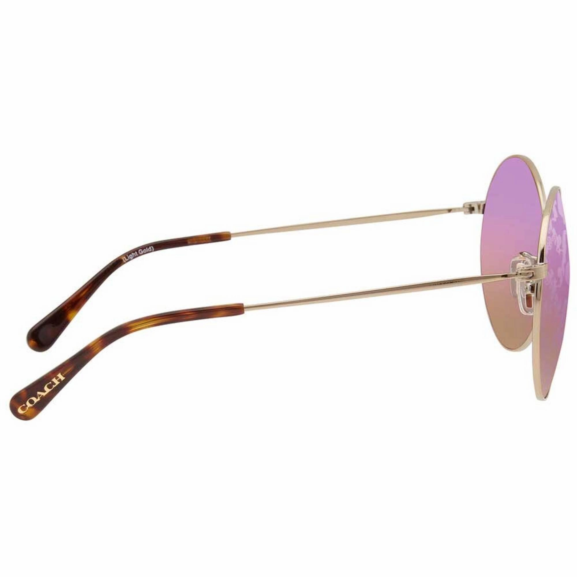 Coach Women's Sunglasses - Burgundy Mirror H&C Print Lens Frame | 0HC7078 9005AC56